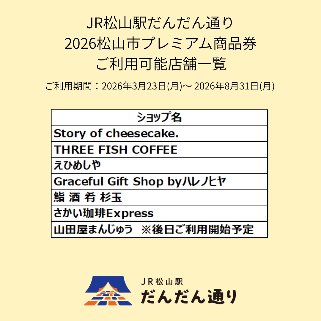 松山市プレミアム商品券